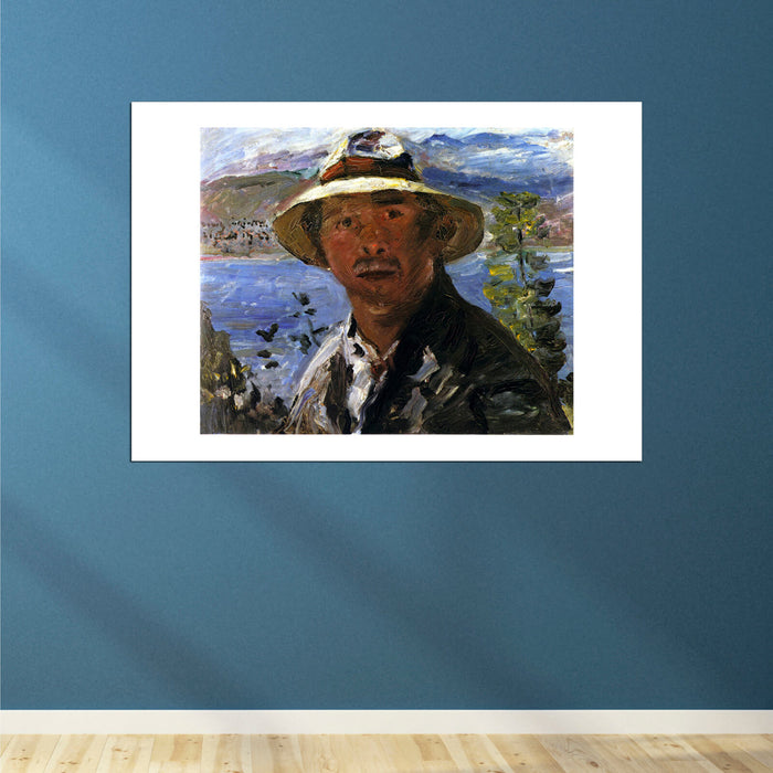 Lovis Corinth - Selbstbildnis mit dem Strohhut