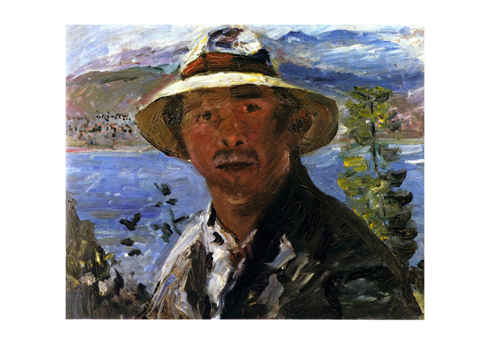 Lovis Corinth - Selbstbildnis mit dem Strohhut