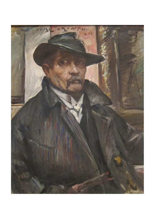 Lovis Corinth - Self-portrait with Hat and Coat