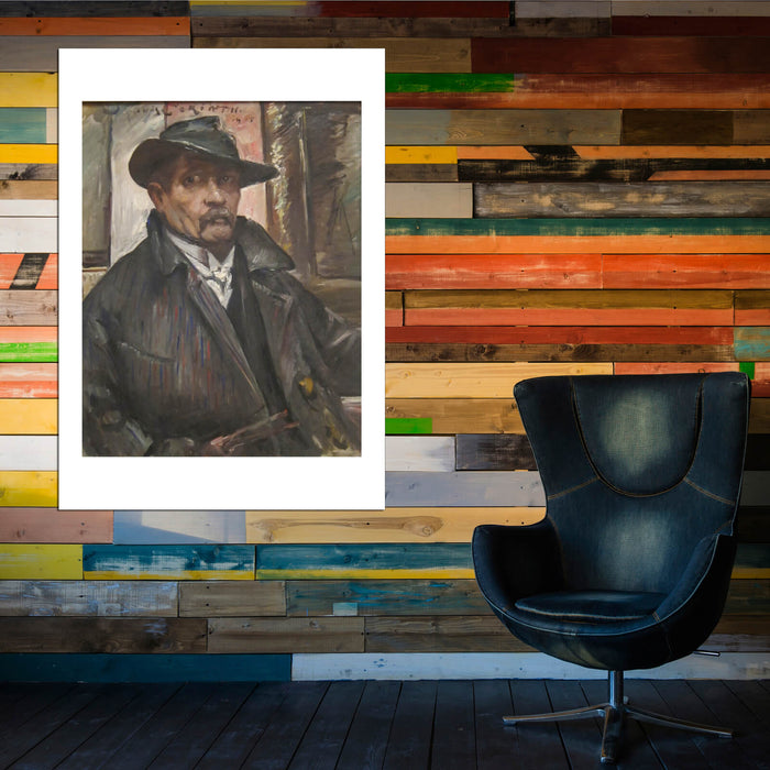 Lovis Corinth - Self-portrait with Hat and Coat