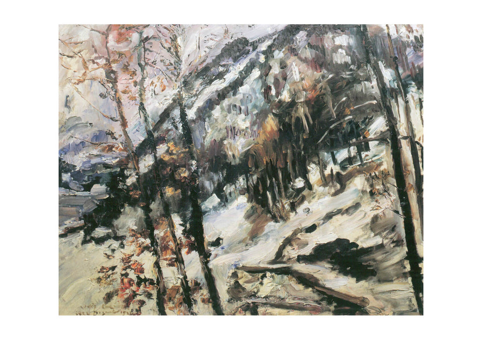 Lovis Corinth - Walchensee mit Herzogstand im Schnee 1922