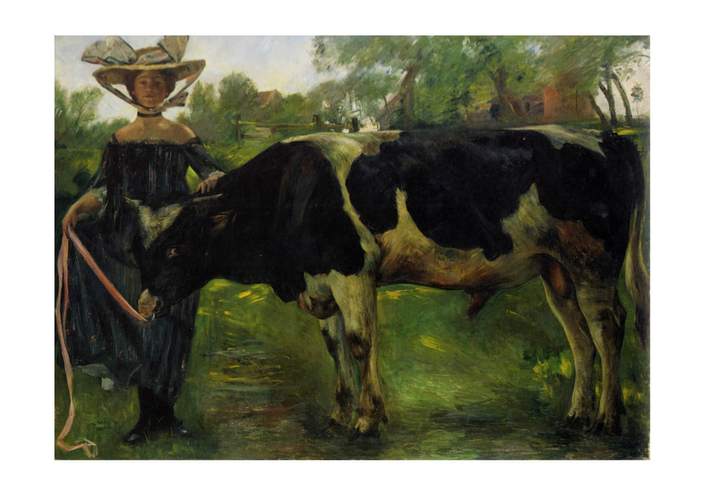 Lovis Corinth - Woman and Cow