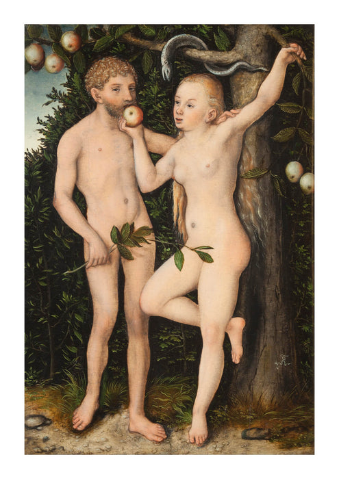 Lucas Cranach The Elder - Adam And Eve