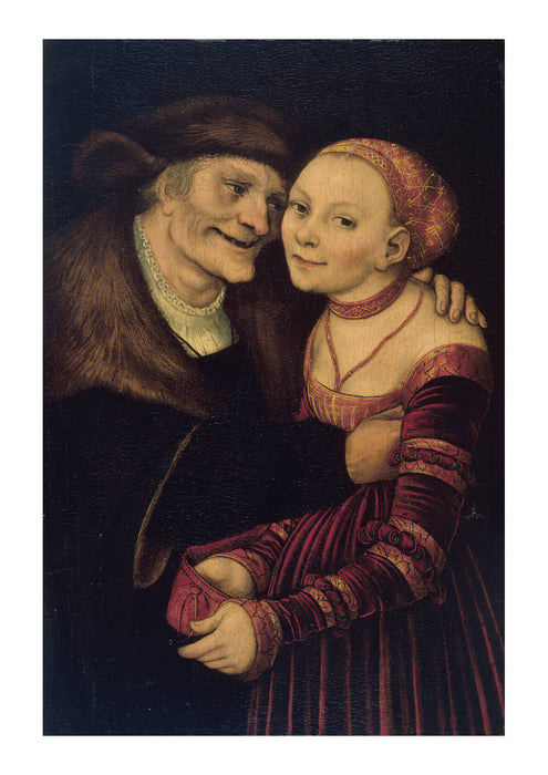 Lucas Cranach The Elder - The Ill-Matched Couple