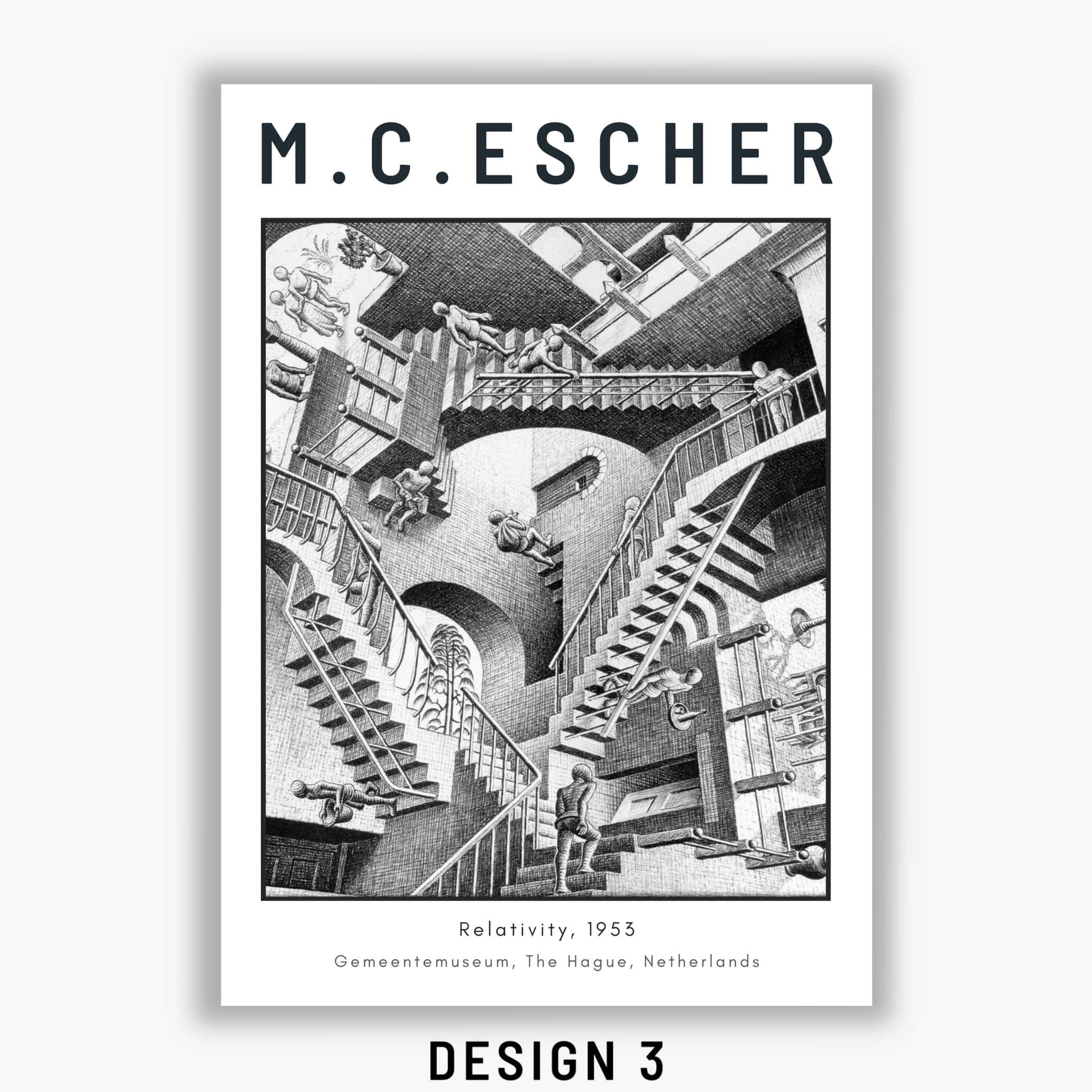 M C Escher - Relativity — Spiffing Prints