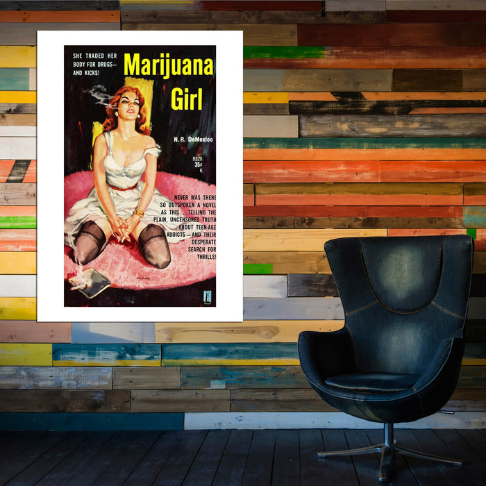 Marijuana Girl Drugs Novel