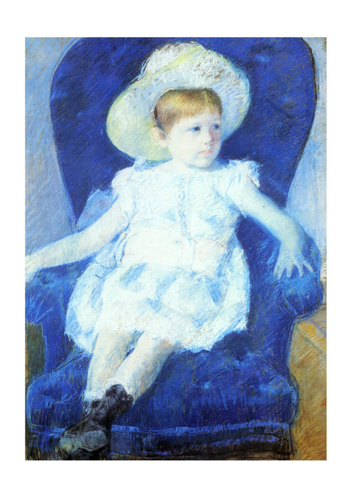 Mary Cassatt - Elsie in a Blue Chair