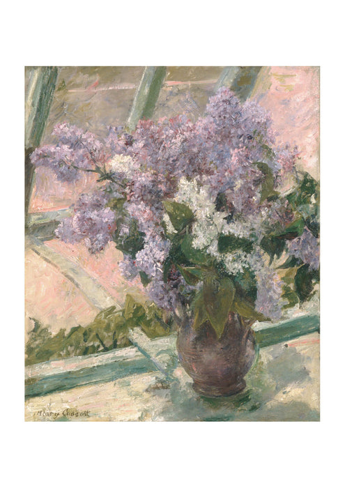Mary Cassatt - Lilacs in a Window Fade