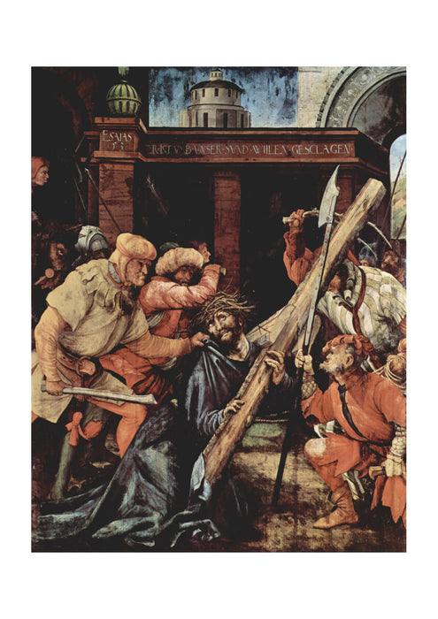 Matthias Grunewald - Putting Jesus to the Cross