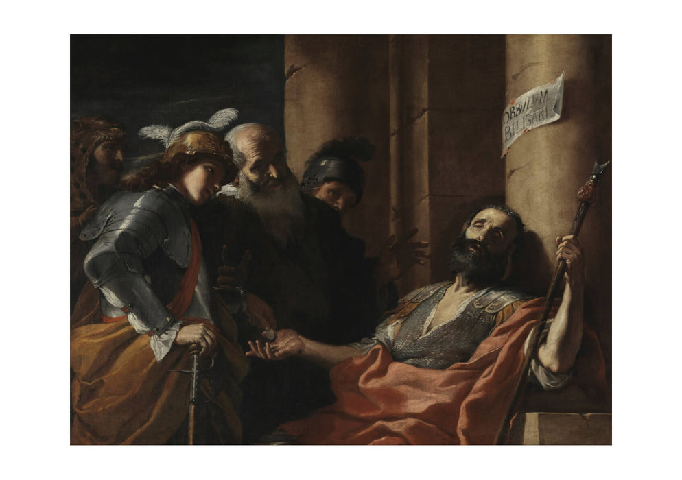 Mattia Preti Belisarius Receiving Alms