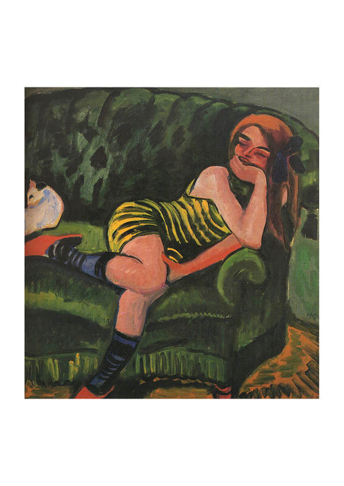 Max Pechstein The Green Sofa