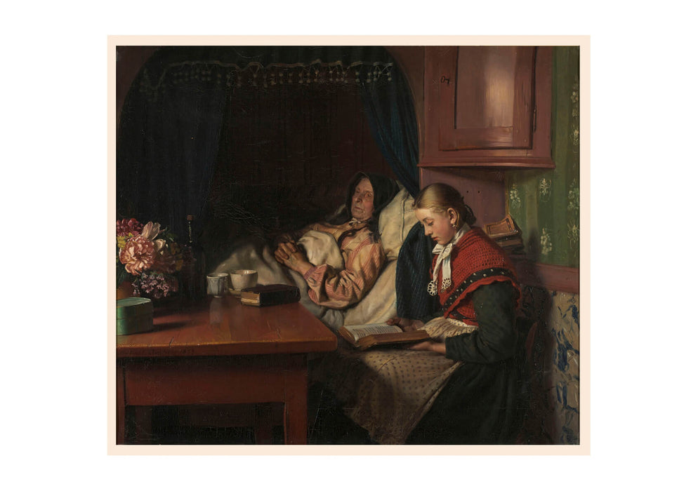 Michael Ancher - By Grandmothers sickbed