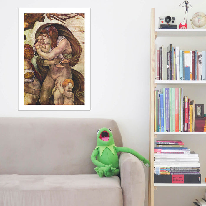 Michelangelo - Deluge Detail women with children
