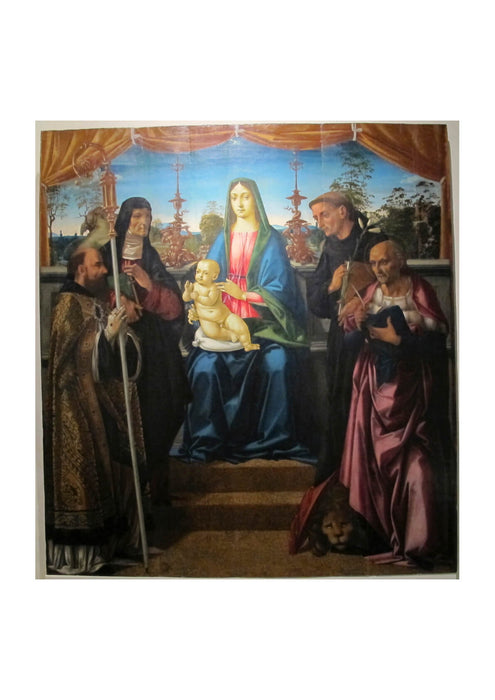 Michelangelo - Di pietro Membrini Madonna in Trono e santi