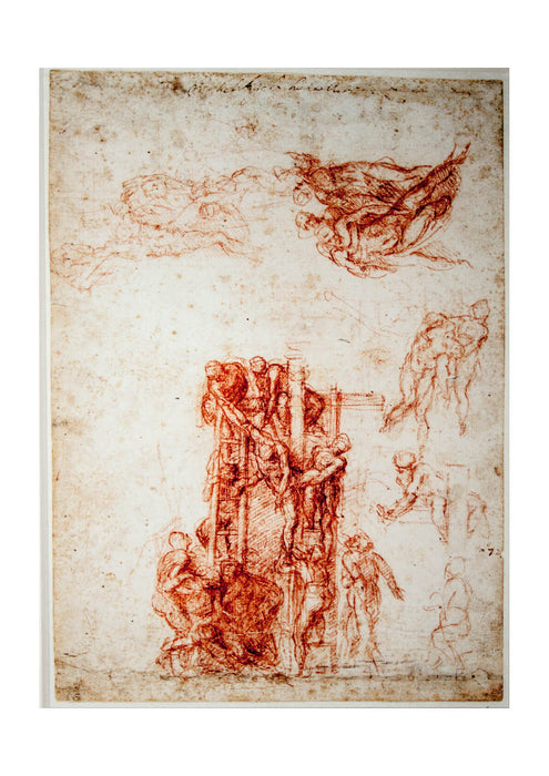 Michelangelo - Studies for a Deposition from the Cross