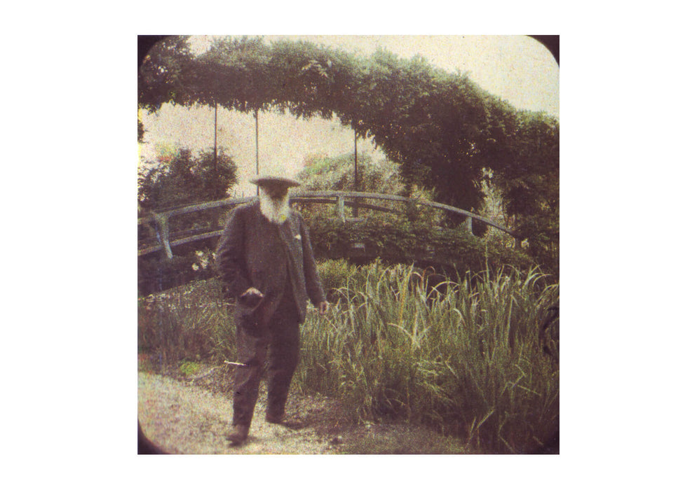 Monet and his gardens, an amateur stereographic Autochrome