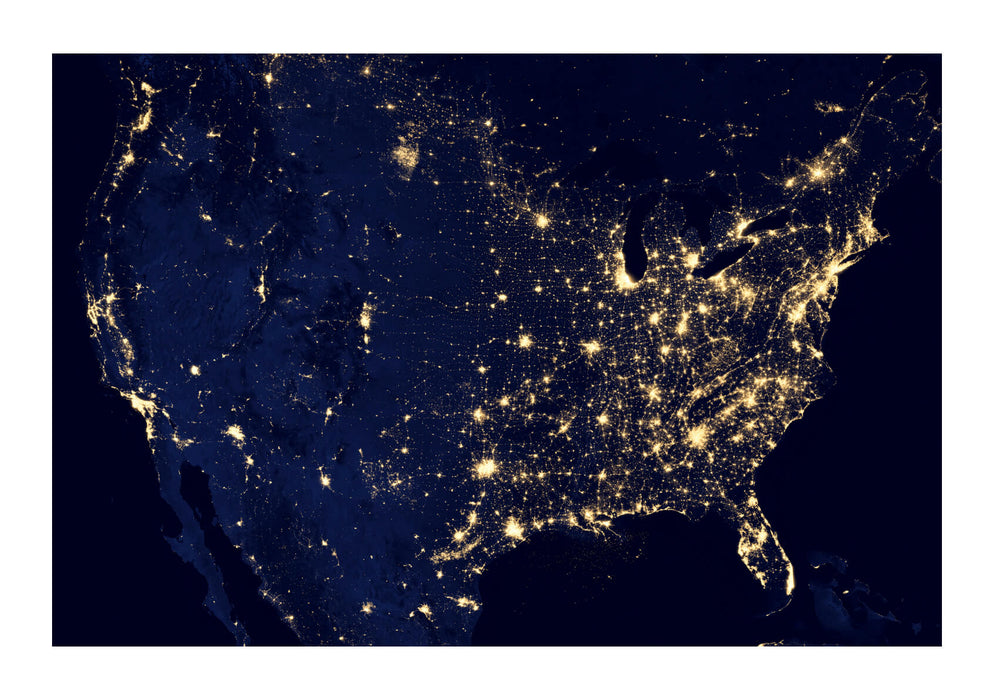 NASA - City Lights of the United States