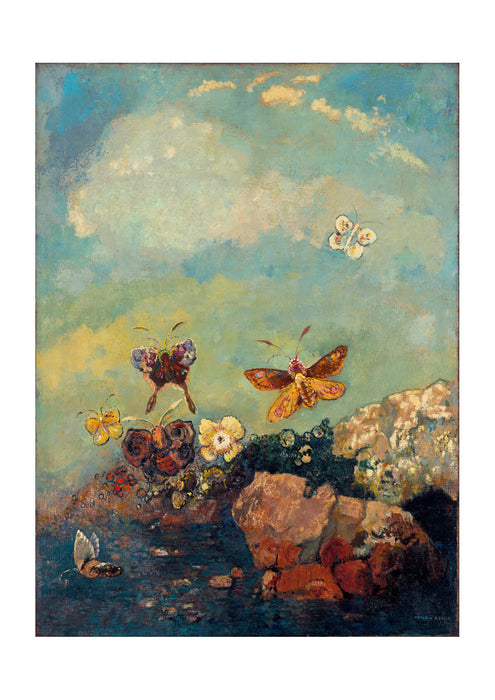 Odilon Redon - Butterflies