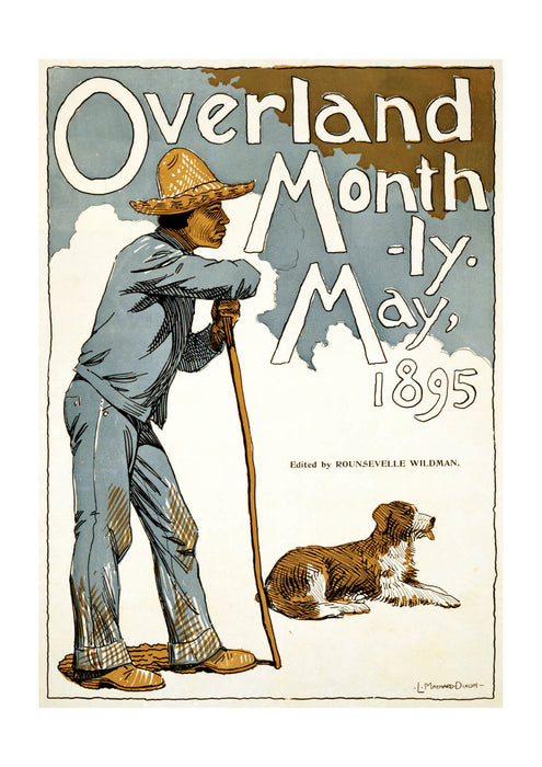Overland Monthly Magazine Cover 1895