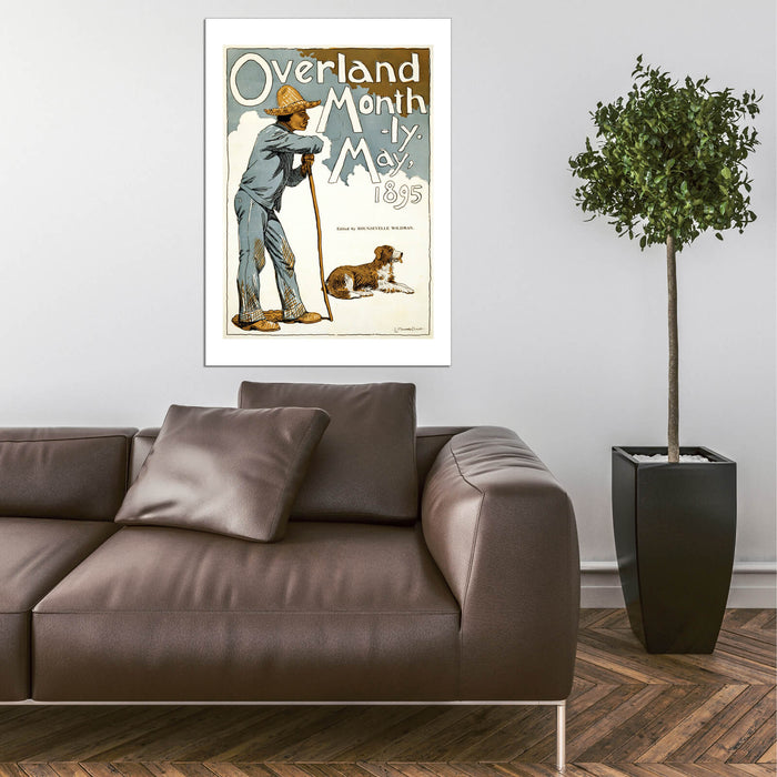 Overland Monthly Magazine Cover 1895