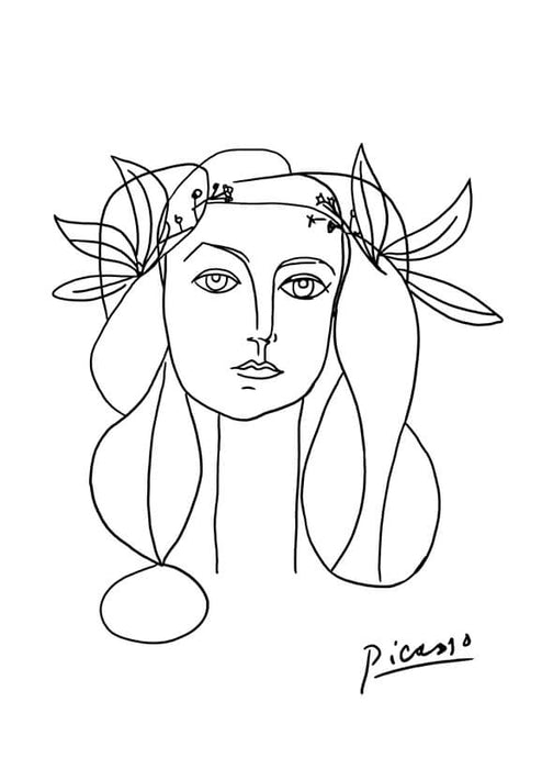 Pablo Picasso - Portrait Sketch
