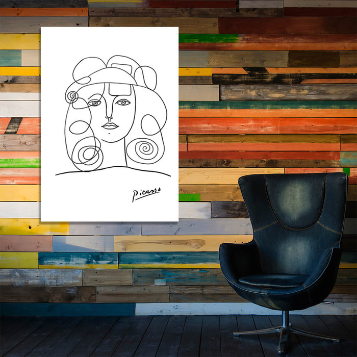Pablo Picasso - Portrait Woman Sketch