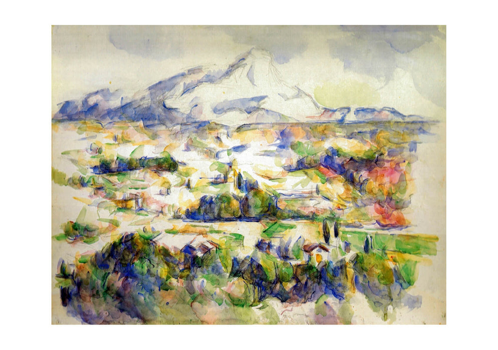 Paul Cezanne - The Mont Sainte Victoire Seen from Lauves 1905