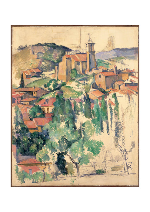 Paul Cezanne - A Small Town