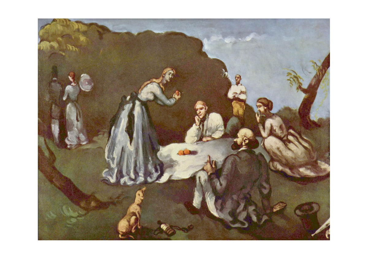Paul Cezanne - Artist's Picnic — Spiffing Prints