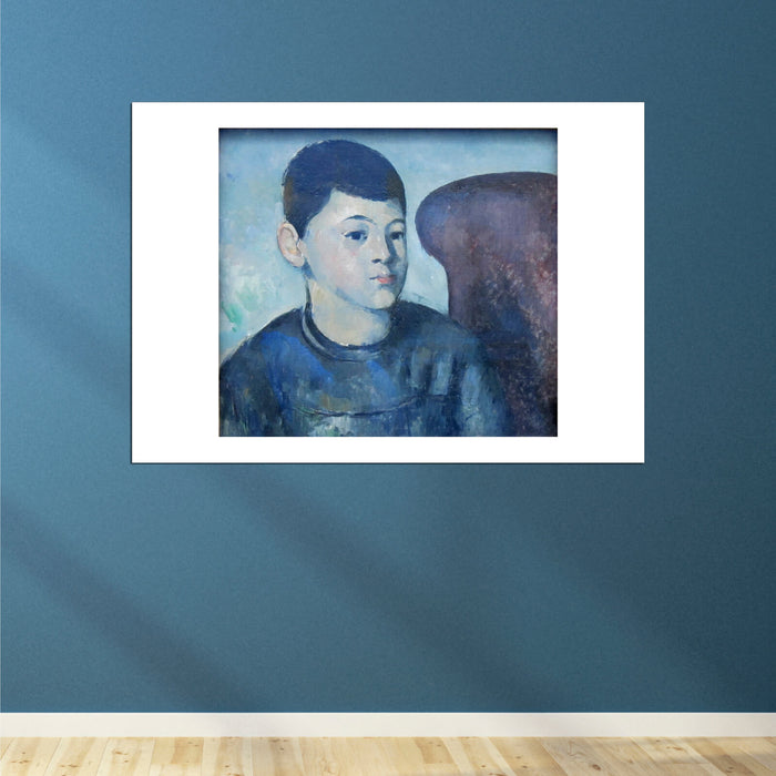 Paul Cezanne - Blue Portrait