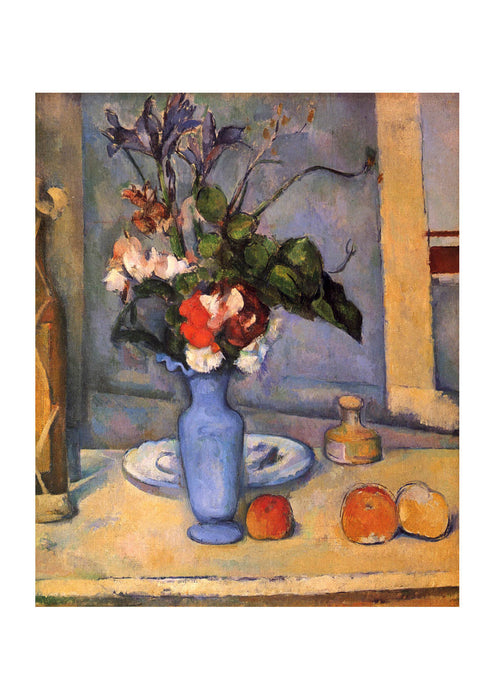 Paul Cezanne - Blue Vase and Fruit