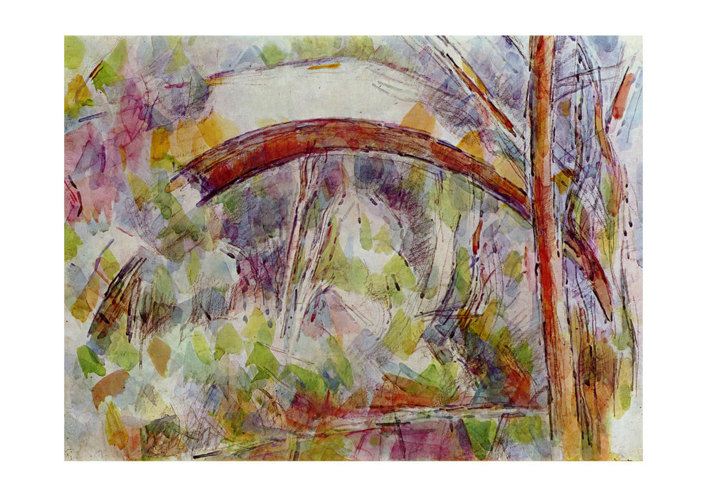 Paul Cezanne - Colourful Bridge