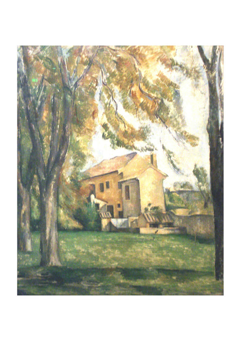 Paul Cezanne - Farmhouse and Chestnut Trees