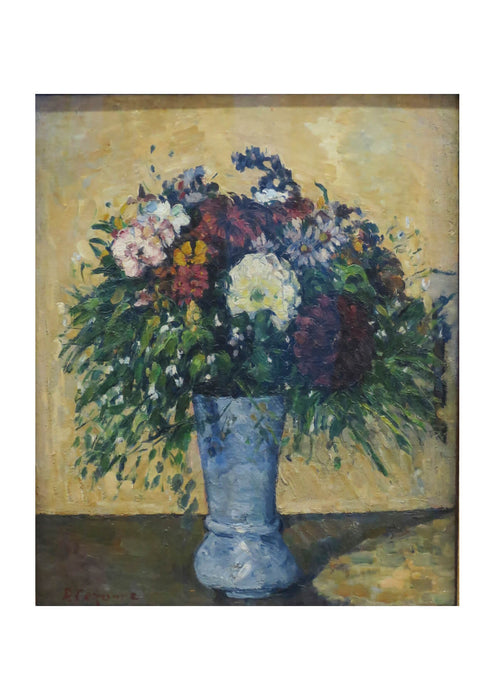 Paul Cezanne - Flowers in a Blue Vase 1877
