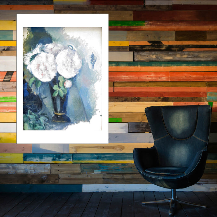 Paul Cezanne - Flowers in a Blue Vase