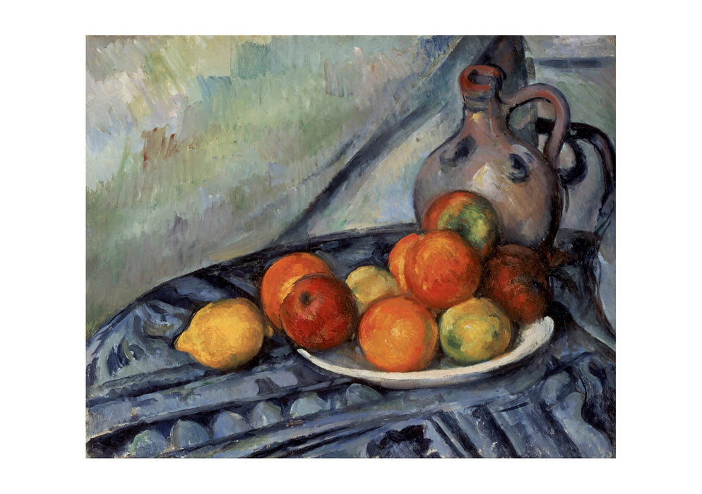 Paul Cezanne - Fruit and a Jug on a Table