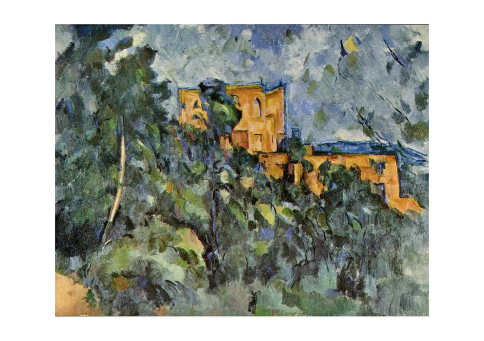 Paul Cezanne - Houses Behind Trees