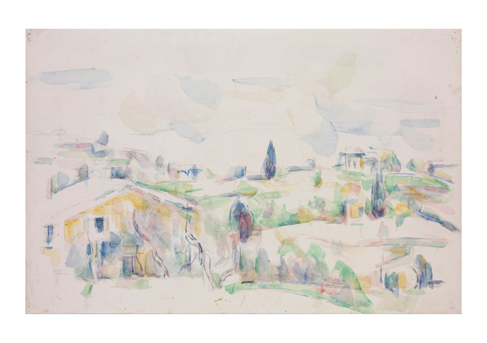 Paul Cezanne - Landscape in Provence