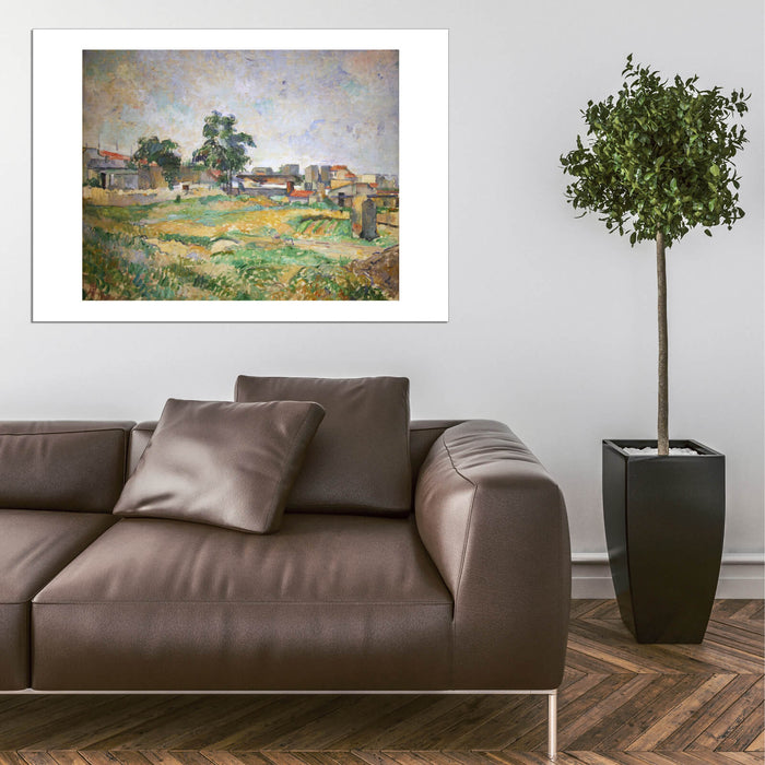 Paul Cezanne - Landscape near Paris