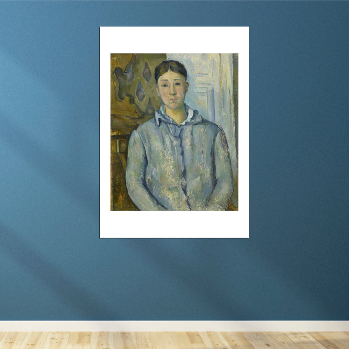Paul Cezanne - Madame in Blue