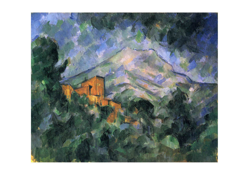 Paul Cezanne - Mountain and House