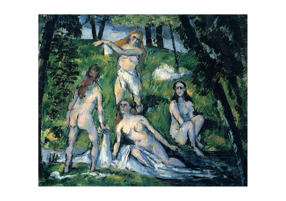 Paul Cezanne - Nudes Beneath Trees