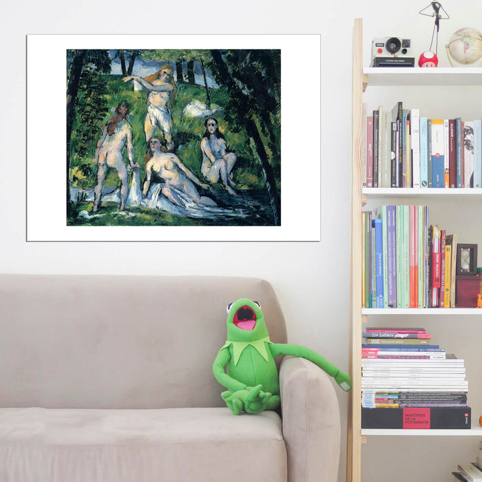 Paul Cezanne - Nudes Beneath Trees