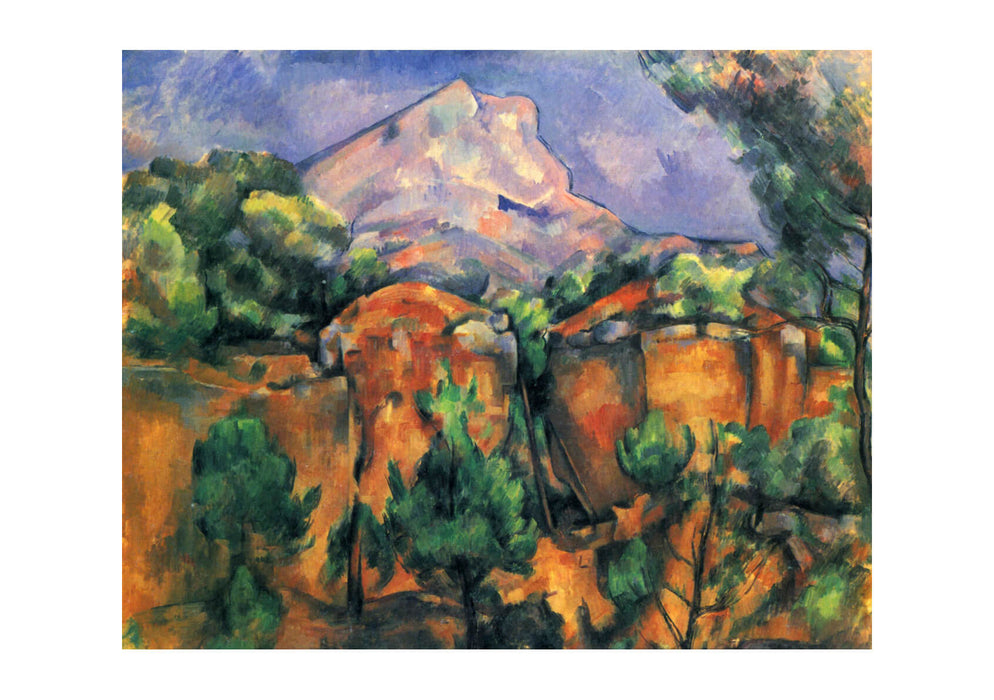 Paul Cezanne - Orange with Mountain