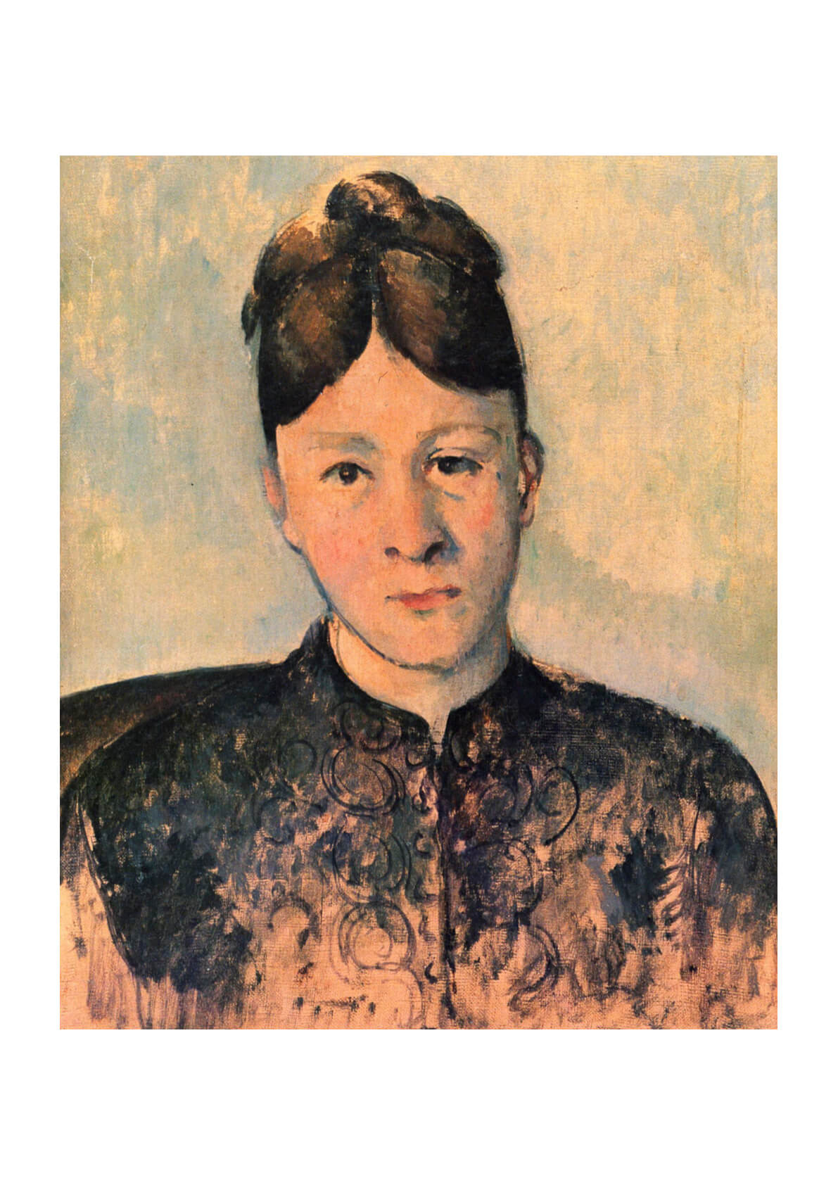 Paul Cezanne - Portrait in Black — Spiffing Prints