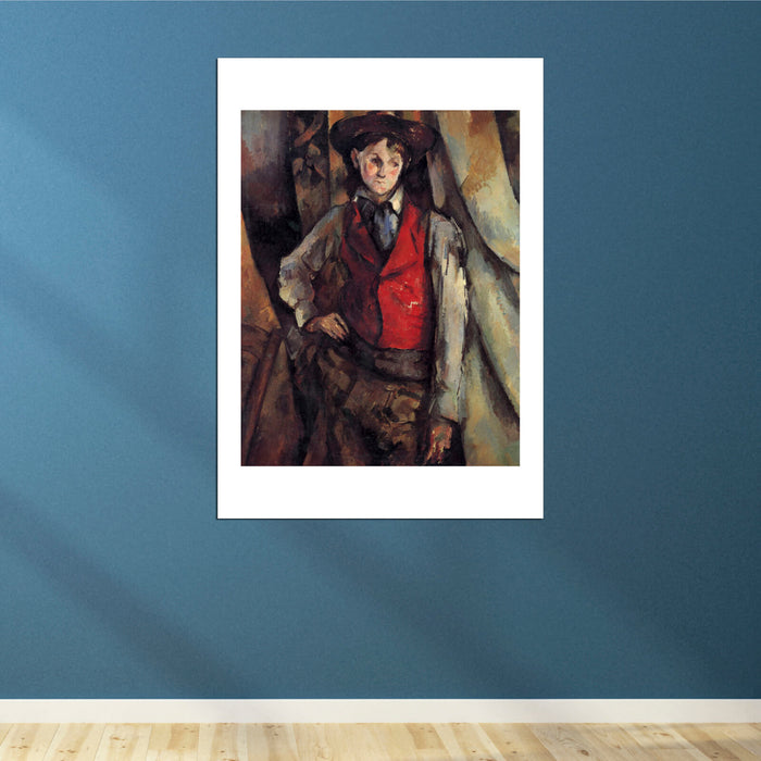 Paul Cezanne - Portrait of a Boy in Red