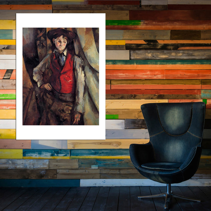Paul Cezanne - Portrait of a Boy in Red