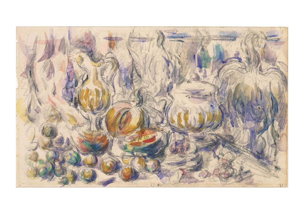 Paul Cezanne - Pot and Soup Tureen