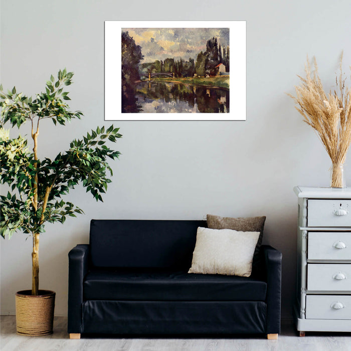 Paul Cezanne - River landscape