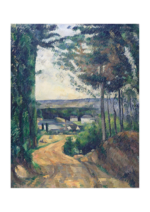 Paul Cezanne - Road leading to the lake